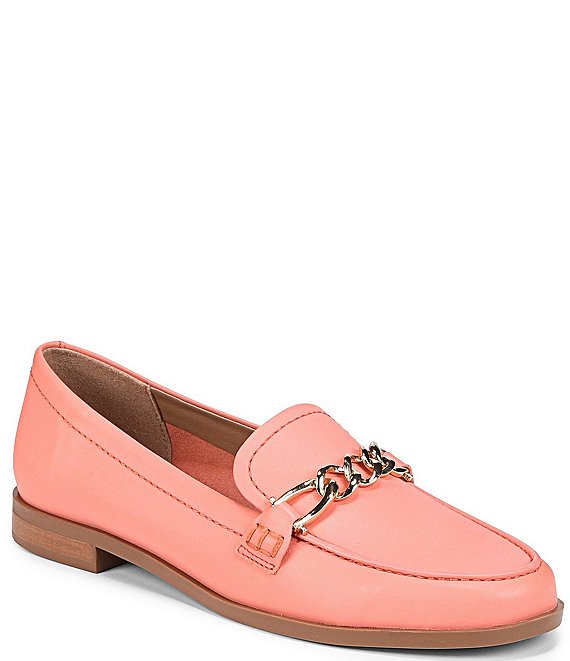 Naturalizer Sawyer Leather Chain-Link Detail Loafers