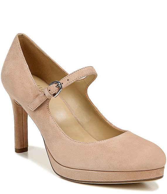 nude mary jane pumps