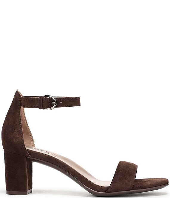 Naturalizer Vera Suede Ankle Wrap Dress Sandals | Dillard's