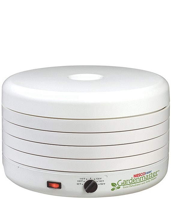 Nesco Gardenmaster 4-Tray White Expandable Food Dehydrator with Recipe Book
