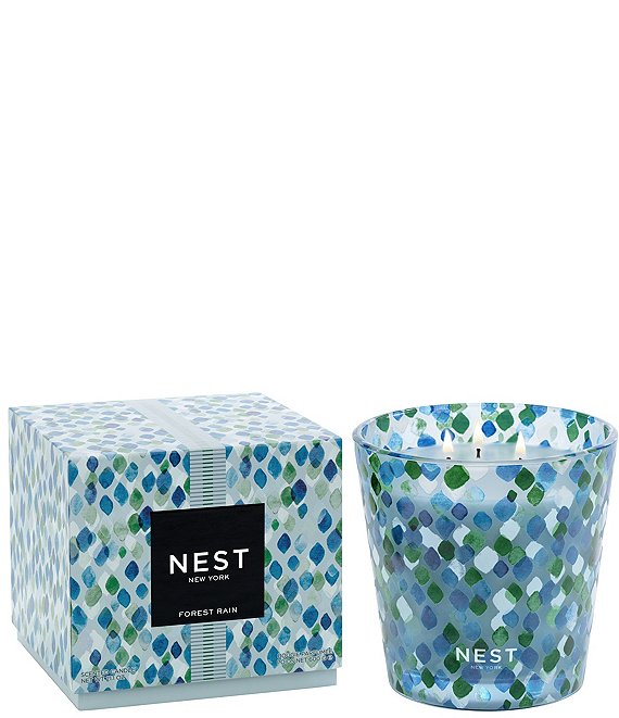 NEST New York Forest Rain Decorative 3-Wick Candle, 21.1 oz.