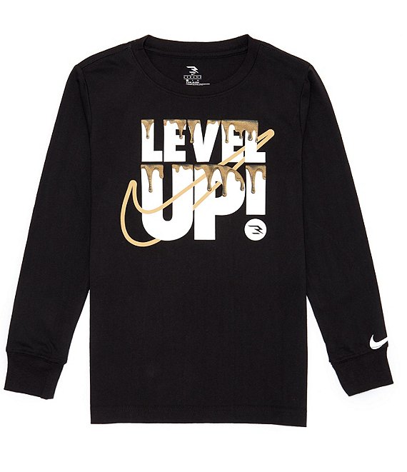 Nike 3BRAND by Russell Wilson Big Boys 8-20 Long Sleeve Level Up T-Shirt