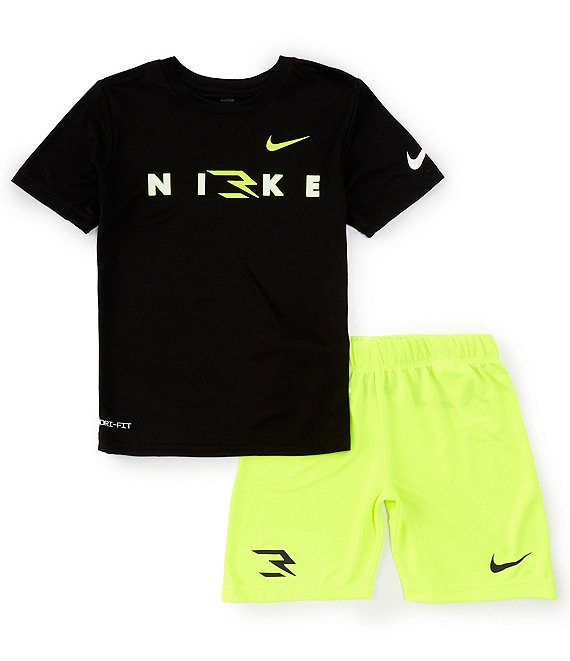 Nike 3BRAND by Russell Wilson Big Boys 8-20 Short Sleeve Wordmark