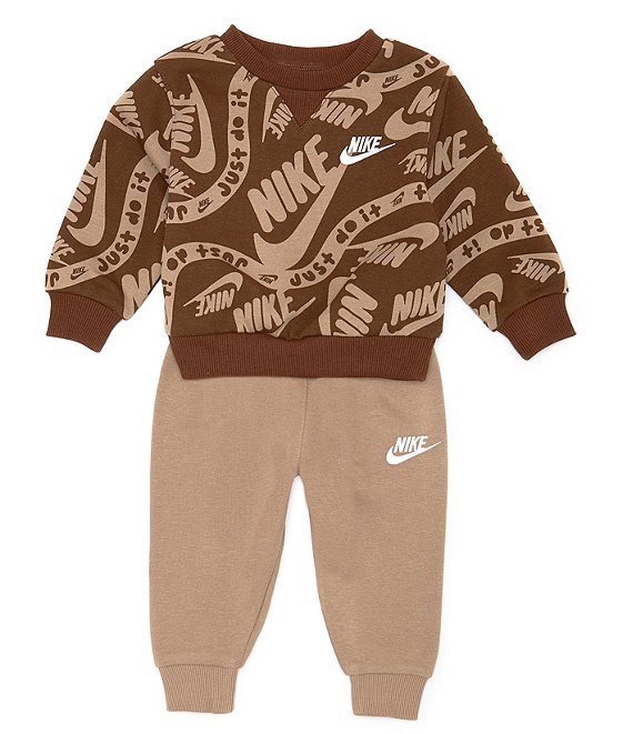 Nike Baby 12-24 Months Long Sleeve Printed Pullover NSW Club Printed ...