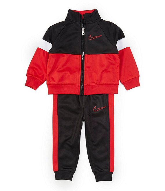 Nike Baby Boys 12-24 Months Color Block Tricot Zip Up Jacket & Joggers ...