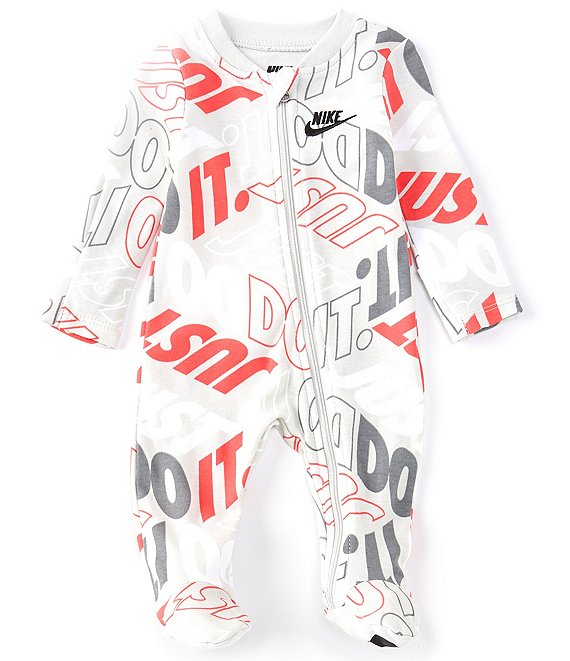 Deshacer africano Nublado Nike Baby Boys Newborn-9 Months Long Sleeve Just Do It Block Footed Zip  Coverall | Dillard's