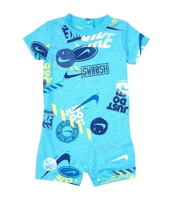 Aankondiging persoonlijkheid talent Nike Baby Boys Newborn-9 Months Short -Sleeve Wild Air Shortall | Dillard's