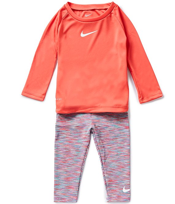 Nike Baby Girls 12-24 Months Long Sleeve Femme Sport Top & Leggings Set