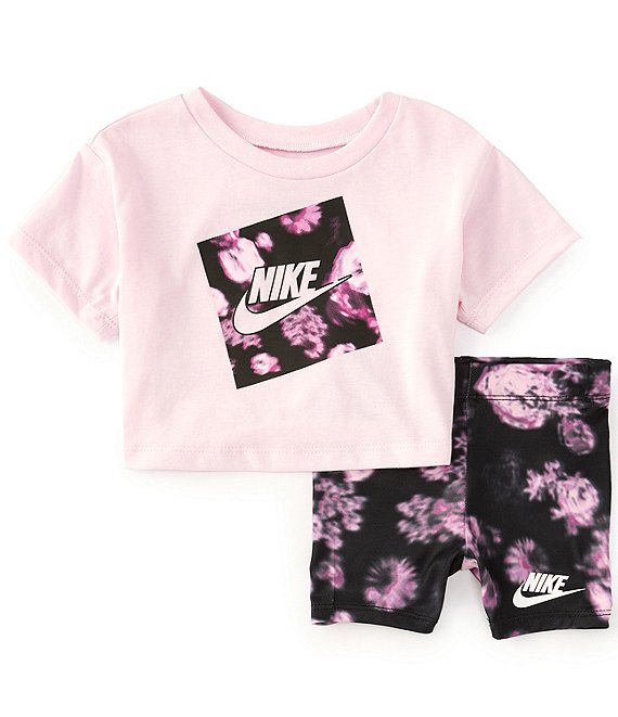 Nike Baby Girls 12-24 Months Short Sleeve Nike Air Boxy Tee and
