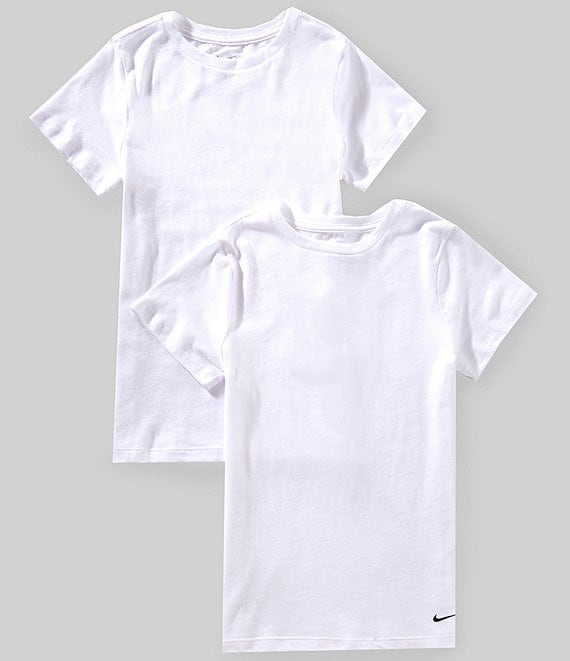 Nike Big Boys Short Sleeve Crew Undershirt 2-Pack
