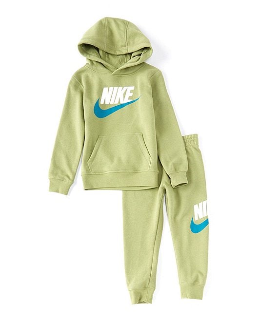 Nike Little Boys 2T-7 Logo Fleece Hoodie & Jogger Pant Set