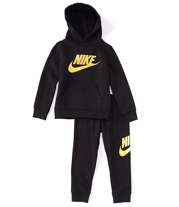 Nike Little Boys 2T-7 Logo Fleece Hoodie & Jogger Pant Set | Dillard's