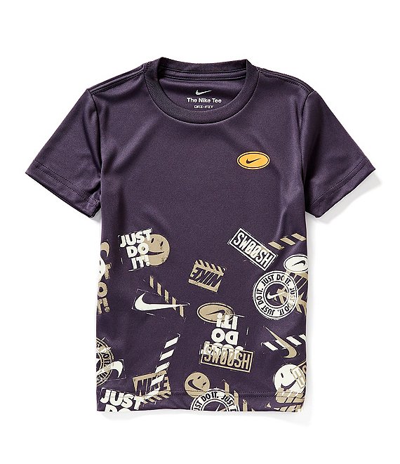 Nike Little Boys 2T-7 Short Sleeve Brandmark Basic T-Shirt
