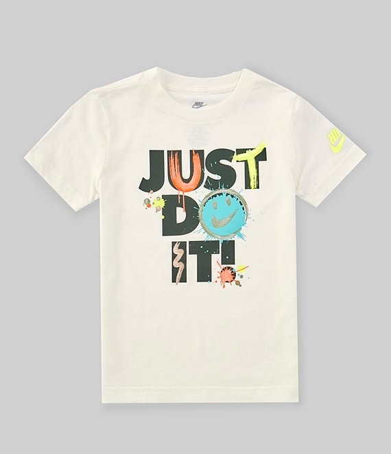 Nike Little Boys 2T 7 Short Sleeve Just Do It T Shirt