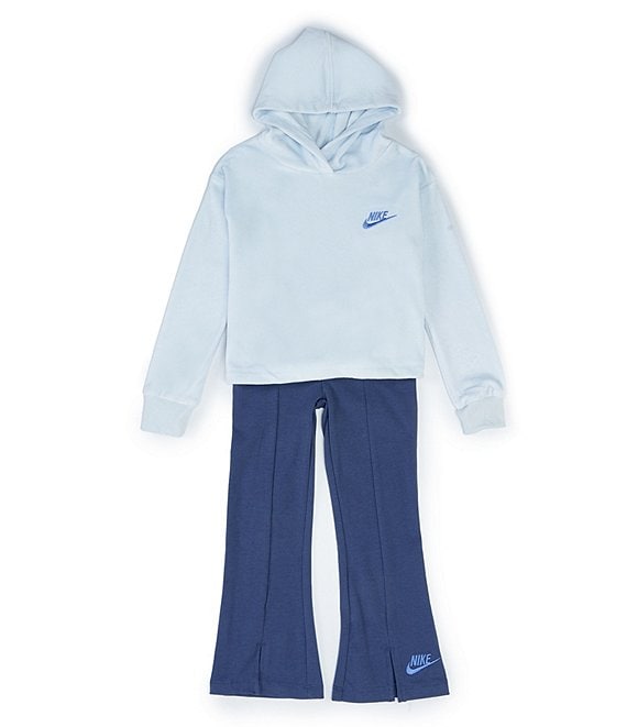 Nike Little Girls 2T-6X Home Swoosh Pullover Hoodie & Jogger 2