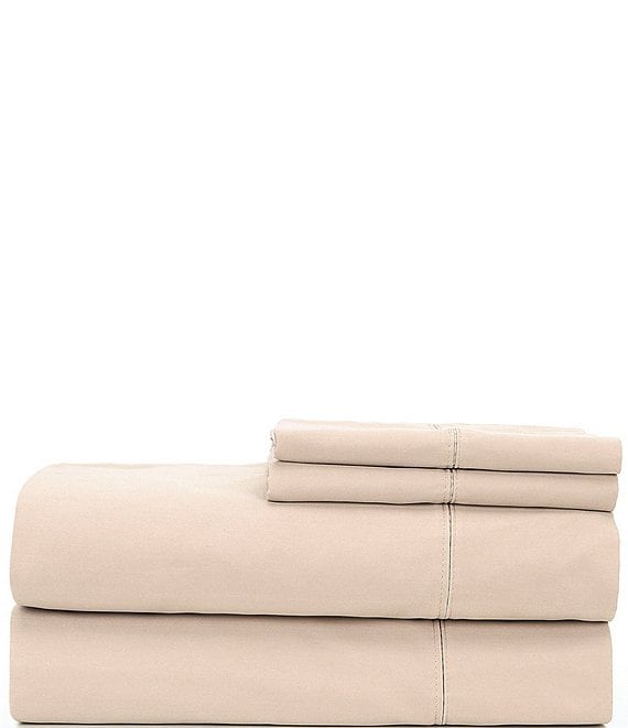 Color:Chateau Grey - Image 1 - 500-Thread Count Egyptian Cotton Sateen Sheet Set