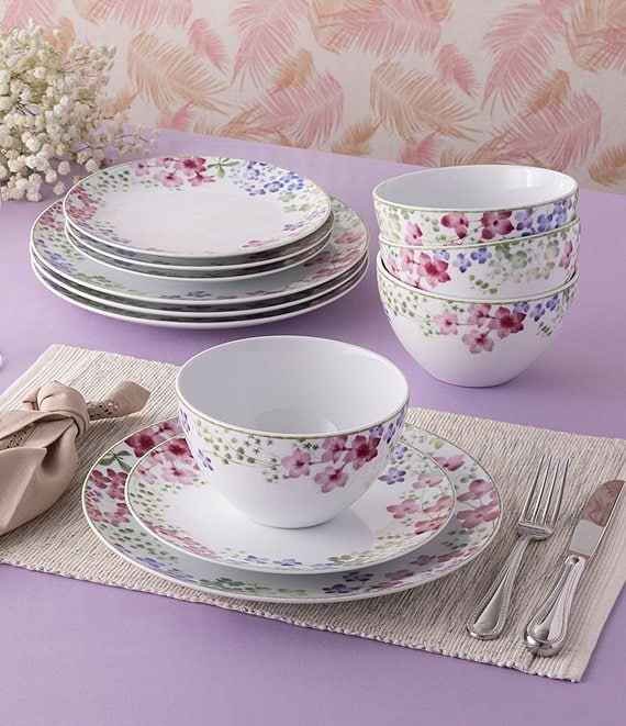 Noritake Bloomington Road 12-Piece Dinnerware Set | Dillard's