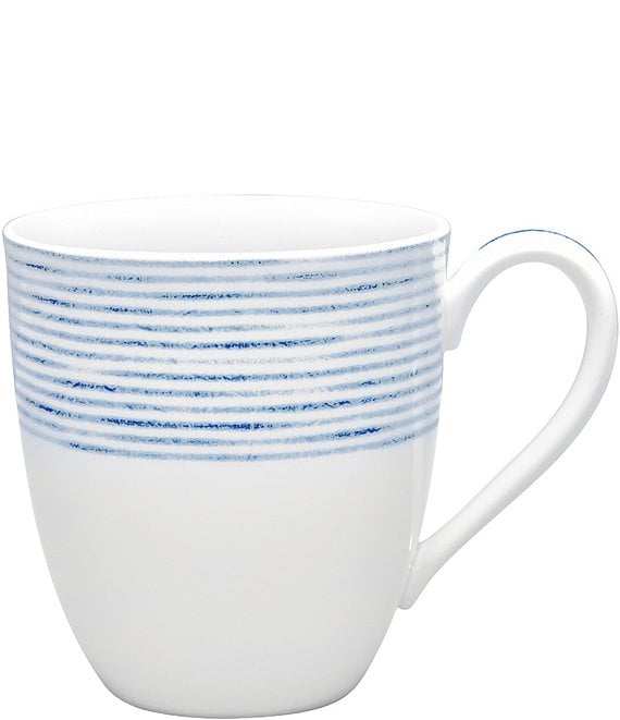 Color:Blue - Image 1 - Blue Hammock Porcelain Coffee Mug