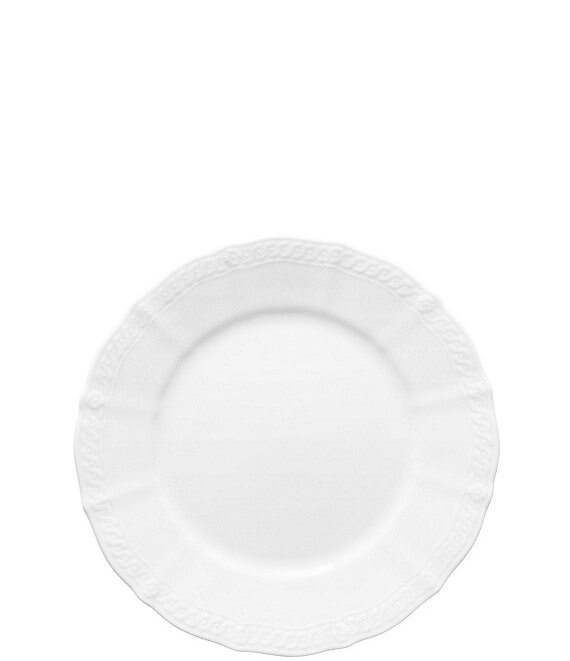 Color:White - Image 1 - Cher Blanc Round Salad Plate