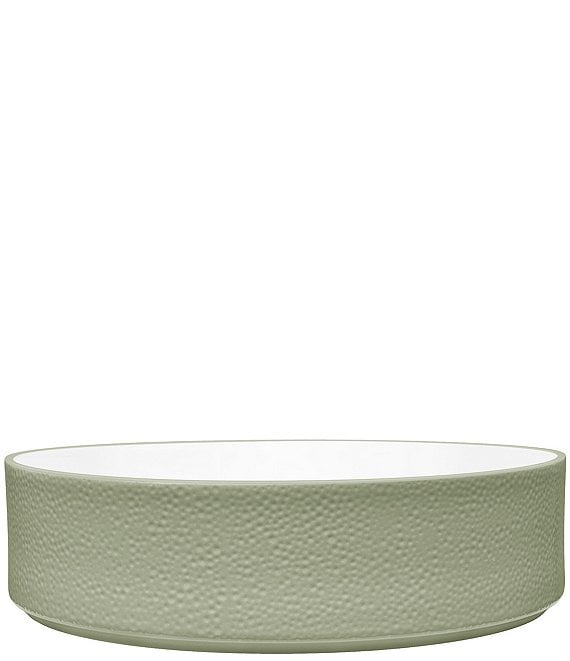 Noritake Colortex Stone Sage Collection Stax Serving Bowl, Sage - Image 1