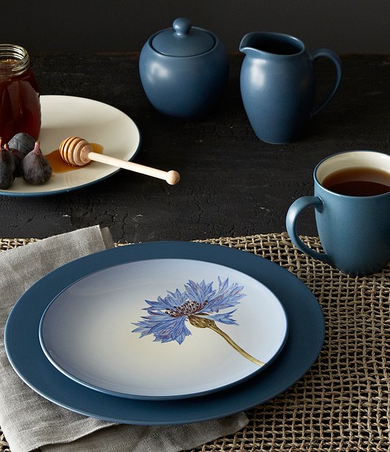Noritake Colorwave Blue Cornflower Stoneware Accent Salad Plates