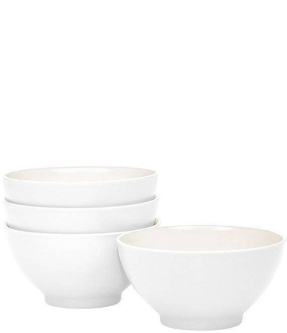 Noritake Colorwave White Rice Bowls, Set of 4