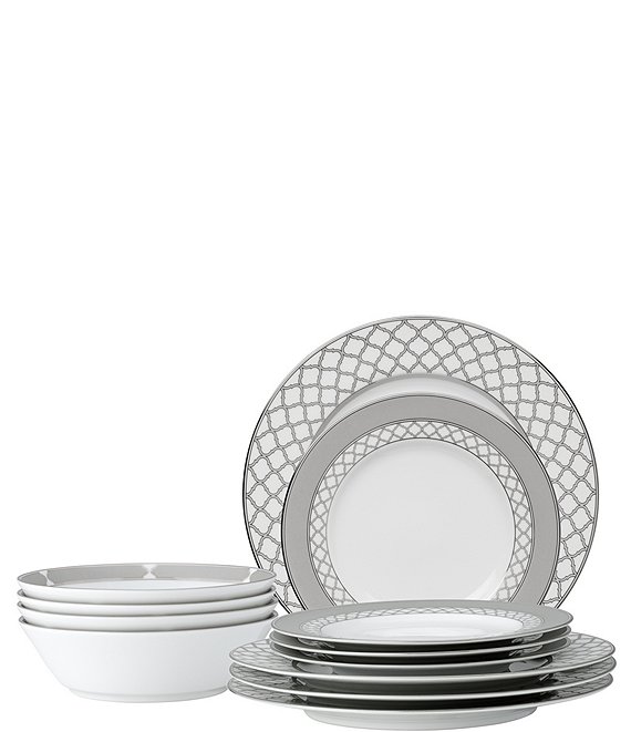 Noritake Eternal Palace Collection 12-Piece Dinnerware Set
