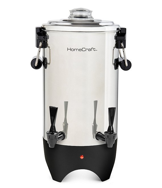 Nostalgia Electrics HomeCraft™ Quick-Brewing 1000-Watt Automatic 45-Cup Coffee Urn, Stainless Steel