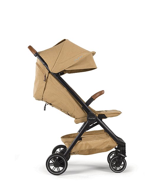 Color:Camel - Image 1 - TRVL™ Self-Folding Compact Stroller