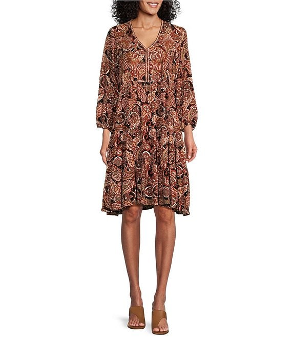 Petite paisley dress hotsell