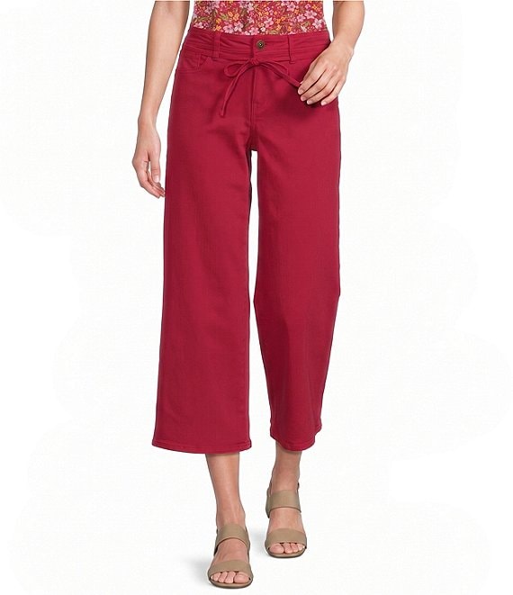 Nurture Mid Rise Flared Wide Leg Crop Pants