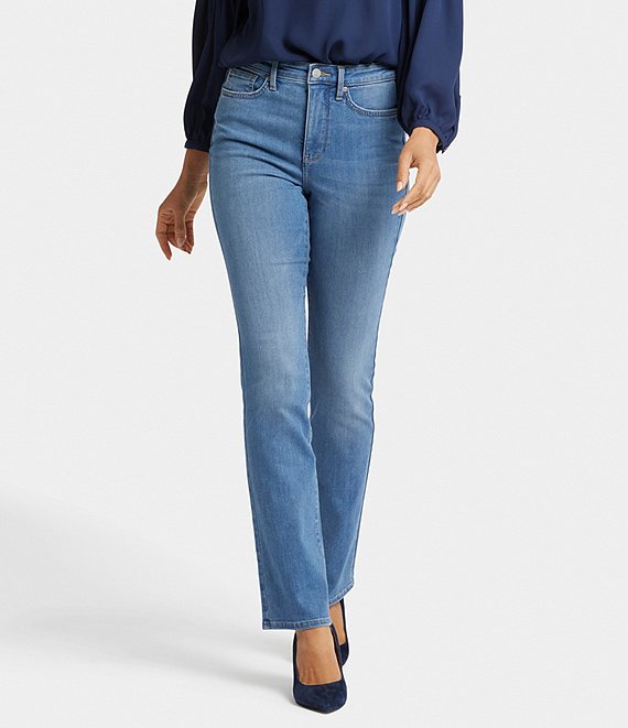 High waisted stretch bootcut fashion jeans