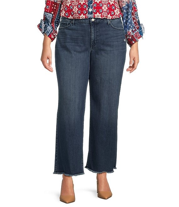 Nurture By Westbound Plus Size Mid Rise Wide Leg Jeans, 59% OFF