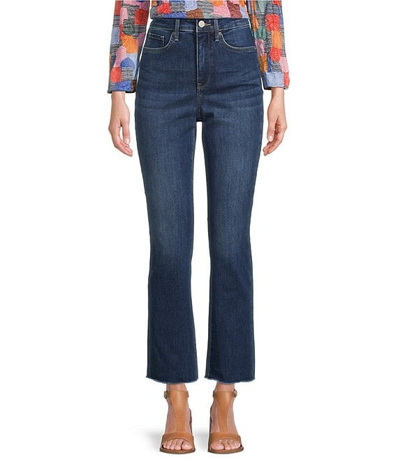 NYDJ Womens Margot Mid-Rise Girlfriend Ankle Jeans Blue 16 at