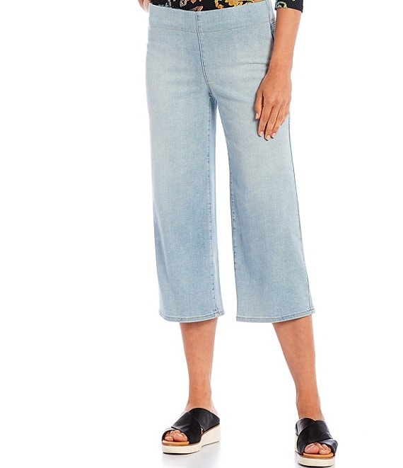 NYDJ Wide Leg Pull-On Capri Jeans | Dillard's