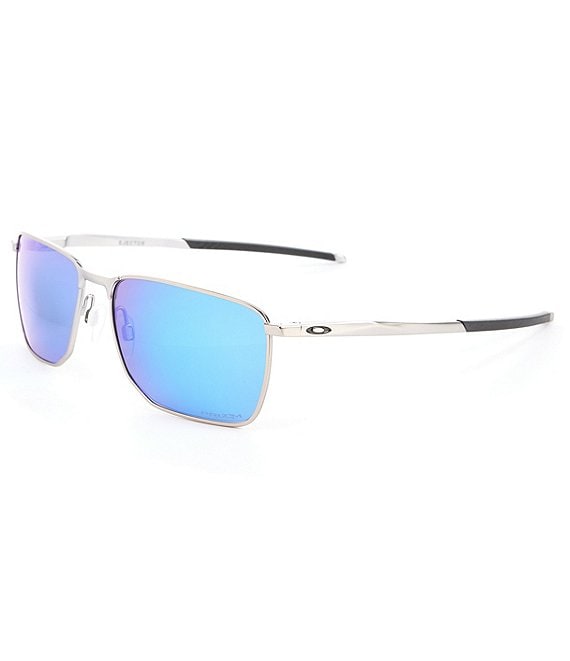 Oakley Ejector Sunglasses - Satin Chrome/Prizm Sapphire