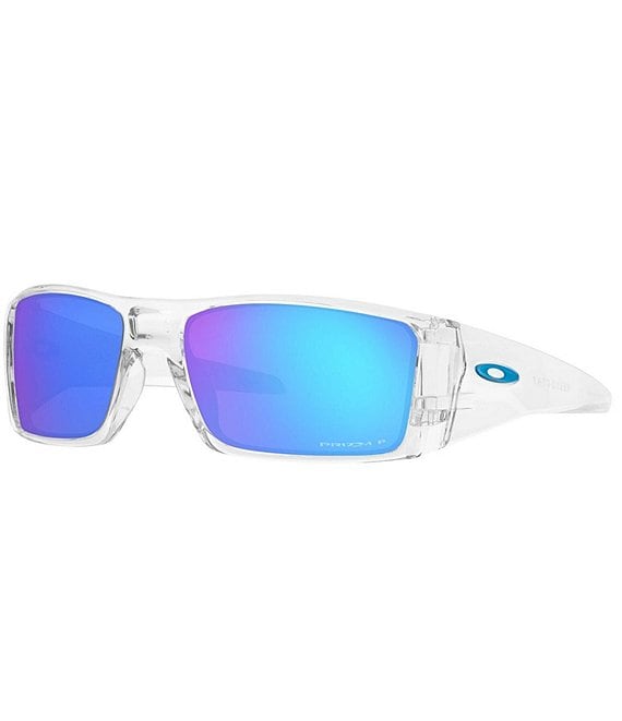 Oakley Men s Heliostat Clear Polarized Rectangle Sunglasses