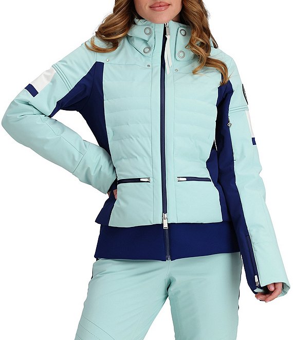 Color:La Paz Blue - Image 1 - Alta HydroBlock® Elite Hooded Down Jacket