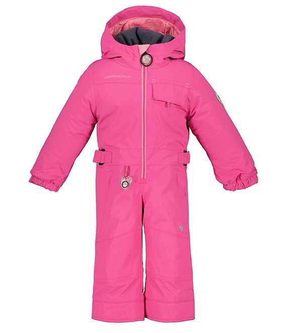 Color:Pink Power - Image 1 - Little Girls 2T-7 Quinn Hooded Ski Snowsuit