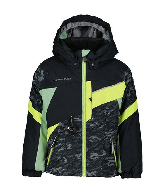 Color:Network - Image 1 - Little/Big Boys 2T-8 Super G Hooded Snow Ski Jacket