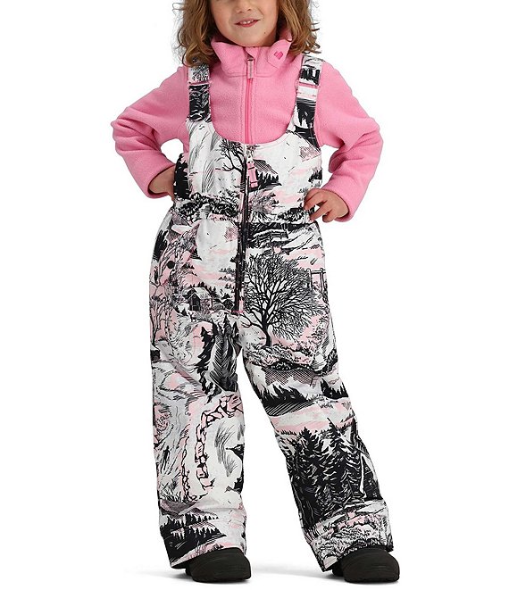 Color:Winter Daze - Image 1 - Little/Big Girls 2T-8 Winter Daze Print Snoverall Pants