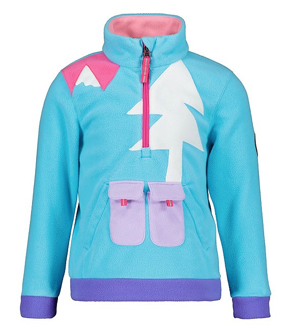 Color:Co-Sky - Image 1 - Little/Big Girls Snow Ski Tucker Fleece Jacket