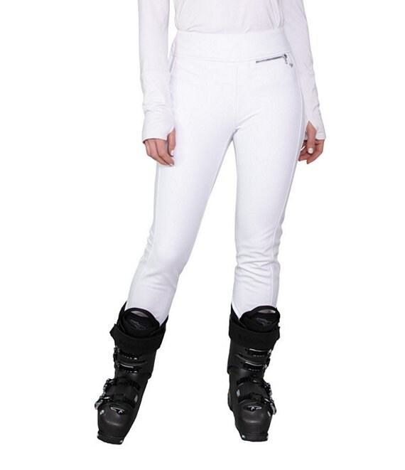 Color:White - Image 1 - Solid Jinks ITB Softshell Ski Pants