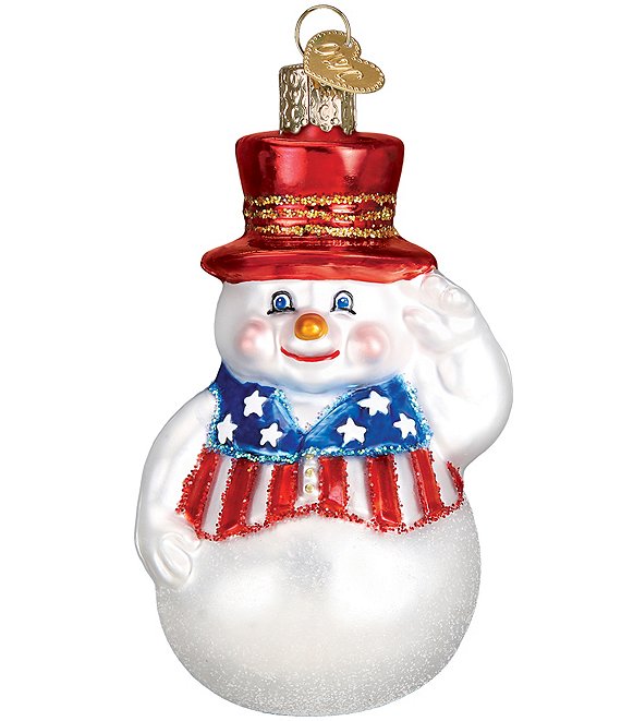 Old World Christmas Patriotic Snowman Ornament | Dillard's