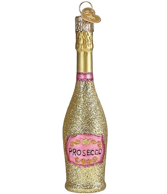 Old World Christmas Prosecco Bottle Ornament