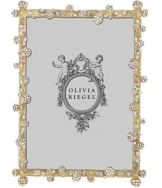 Olivia Riegel Gold Pave Odyssey Frame, Gold - Image 1