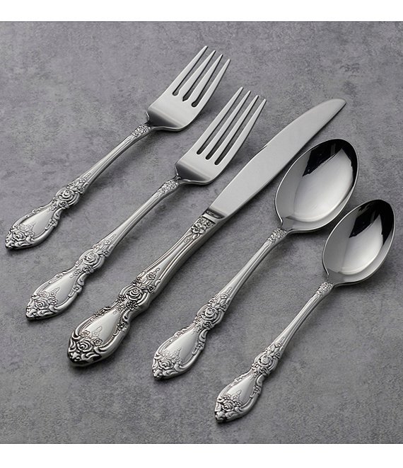 Oneida Wordsworth 45-Piece Stainless Steel Flatware Set | Dillard's