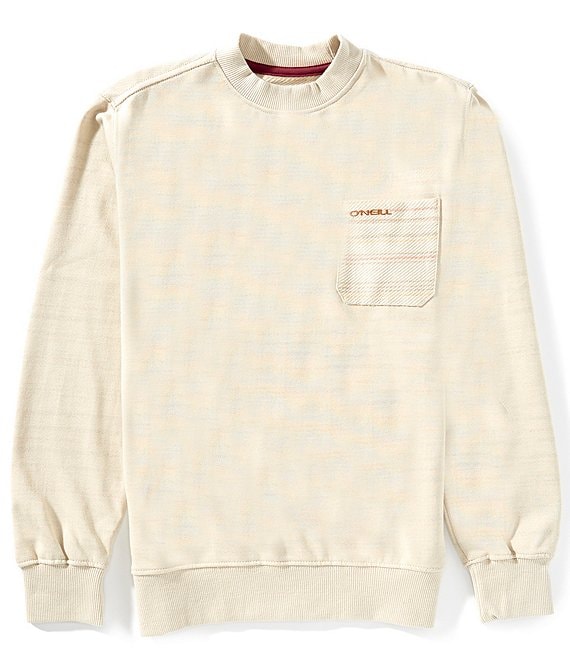 O'Neill Big Boys Long Sleeve Bavaro Blocked Crewneck Pullover