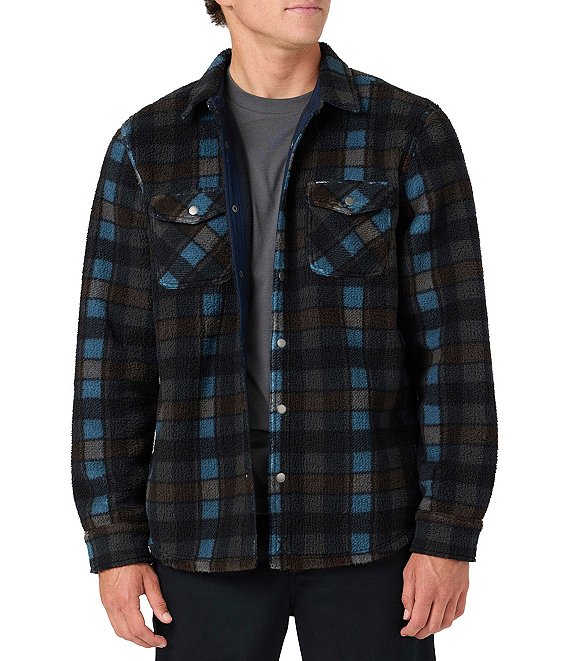 O'Neill Glacier Plaid High Pile Superfleece Shirt