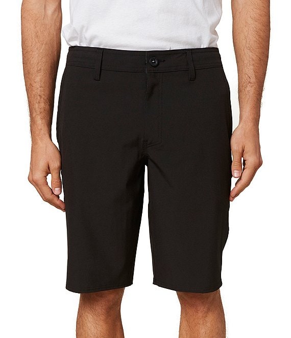 Color:Black - Image 1 - Reserve Solid 21#double; Outseam Hybrid Shorts